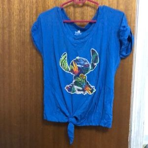 As is Disney parks stitch cropped tshirt